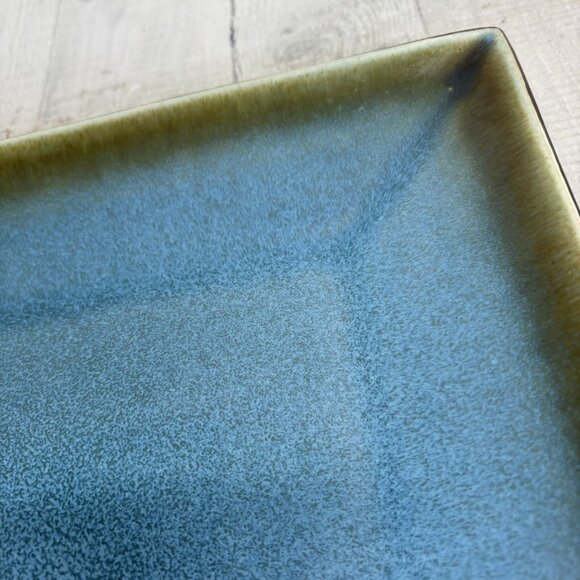 Home Target ELEMENTAL OCEAN Reactive Blue Square Stoneware Dinner Plates Set 2 - Picture 10 of 14